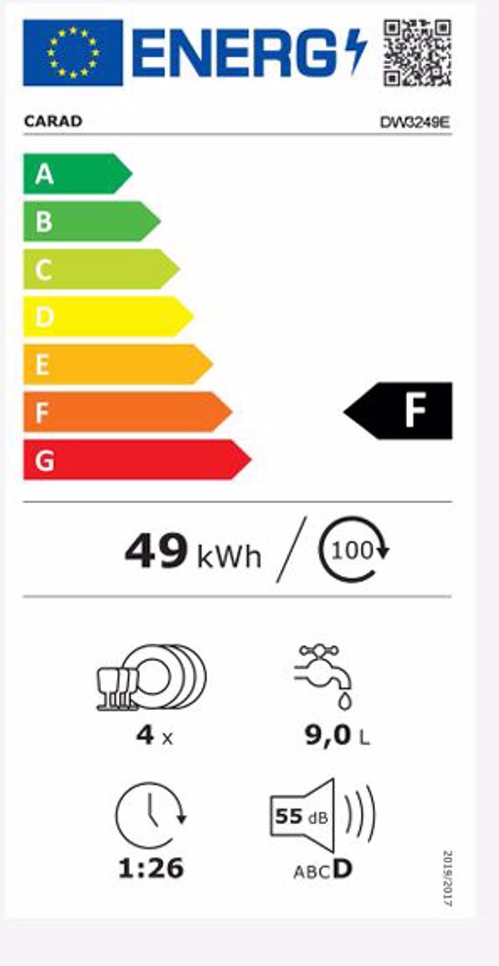 Carad DW3249E Pluntirio Piaton Paggou ga 4 Serbitsia 45cm Lefko